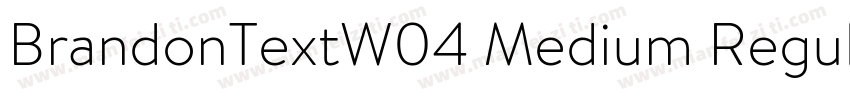 BrandonTextW04 Medium Regular字体转换